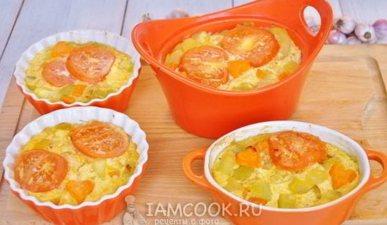запеканка овощная с кабачками