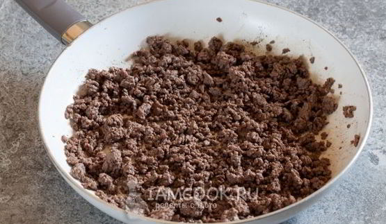 запеканка с брокколи и фаршем