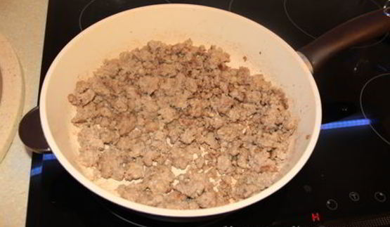 запеканка с фаршем и картофельным пюре