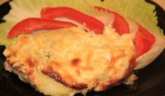 запеканка с фаршем и картофельным пюре