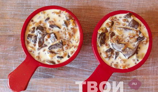 запеканка с грибами в духовке