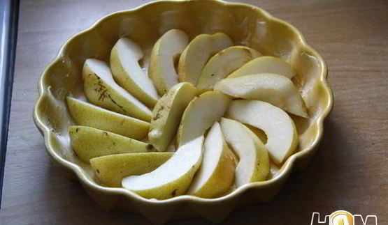 запеканка с грушами