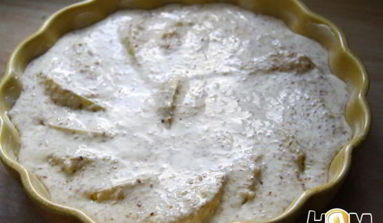 запеканка с грушами