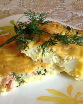 Запеканка с цветной капустой