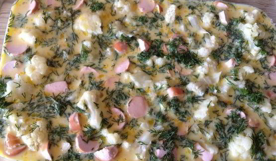 запеканка с цветной капустой