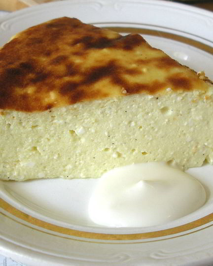Рецепт запеканки творожной без манки