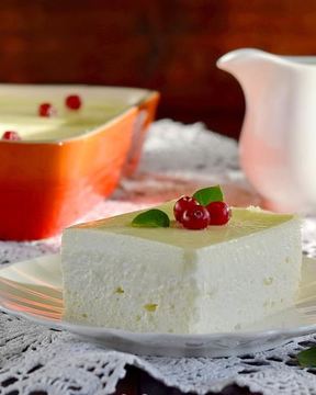 Запеканка творожная двухслойная