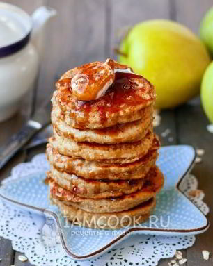 Жареные яблоки в тесте