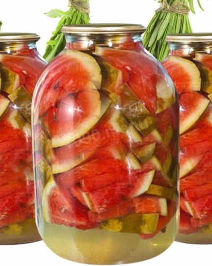 Рецепт арбузов в банках на зиму с горчицей