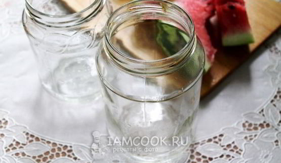 арбузы в сладком маринаде без уксуса