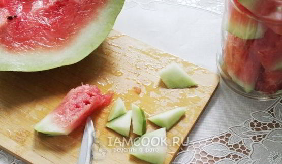арбузы в сладком маринаде без уксуса
