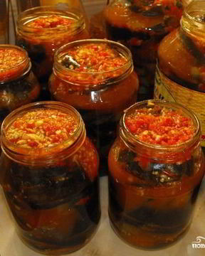 Баклажаны по-грузински на зиму