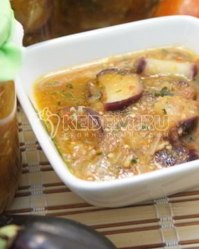 Баклажаны порезанные ломтиками