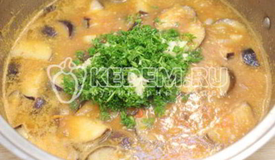 баклажаны порезанные ломтиками