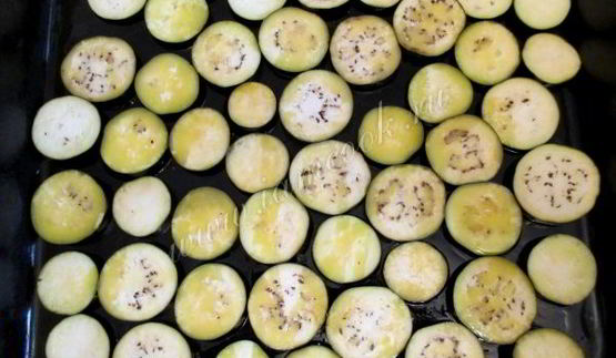 баклажаны с фасолью на зиму