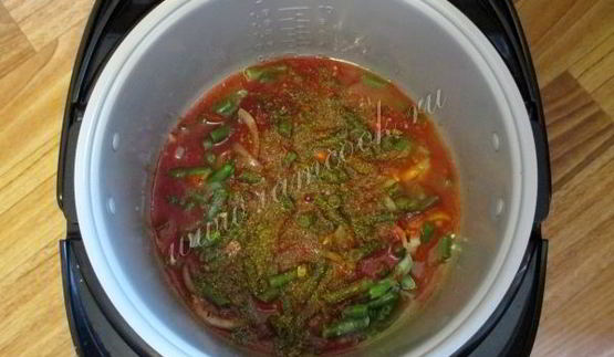 баклажаны с фасолью на зиму