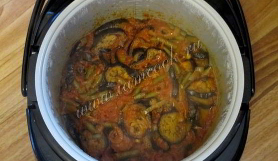 баклажаны с фасолью на зиму