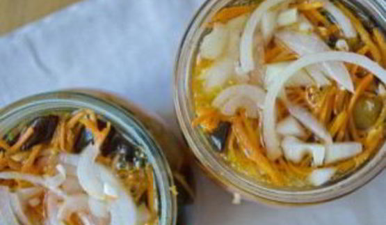 баклажаны с морковкой на зиму
