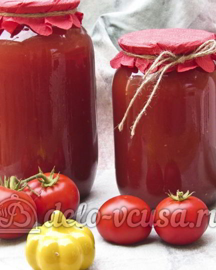 Рецепт домашнего томатного сока на зиму