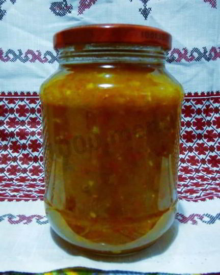Рецепт икры из болгарского перца на зиму