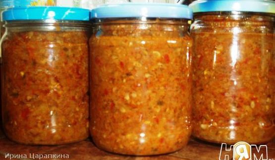 икра из патиссонов на зиму