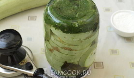 кабачки на зиму без стерилизации