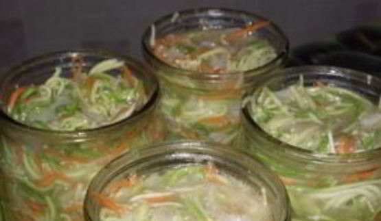 кабачки по-корейски на зиму