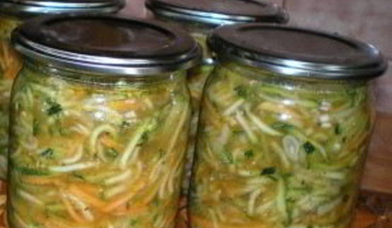 кабачки по-корейски на зиму