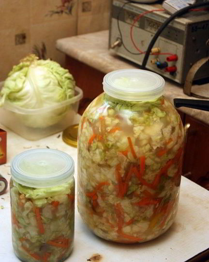 Рецепт капусты на зиму