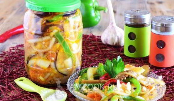 хе из баклажанов на зиму