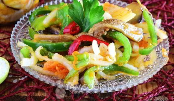 хе из баклажанов на зиму