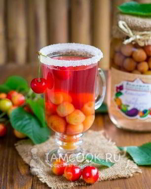 Компот из черешни