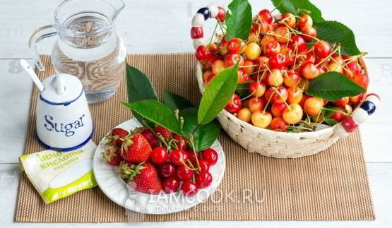 компот из черешни