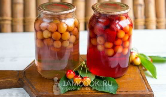 компот из черешни