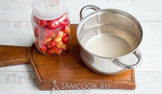 компот из черешни