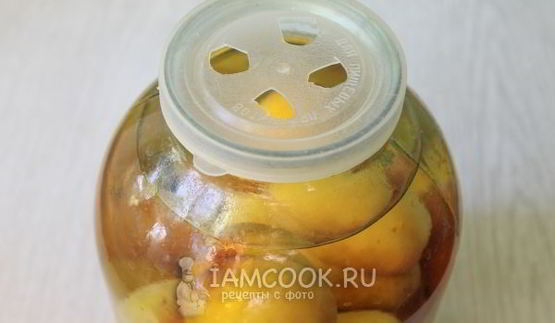 компот из персиков на зиму