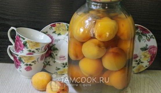 компот из персиков на зиму