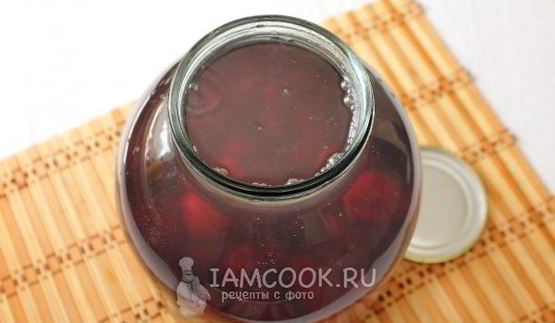 компот из вишни на зиму