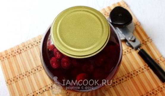 компот из вишни на зиму