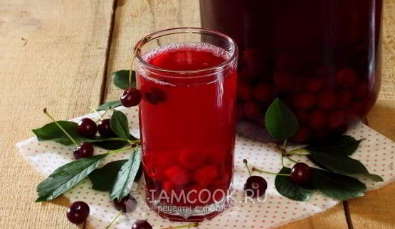 компот из вишни на зиму