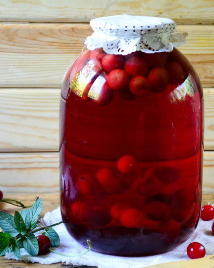 Рецепт компота из вишни