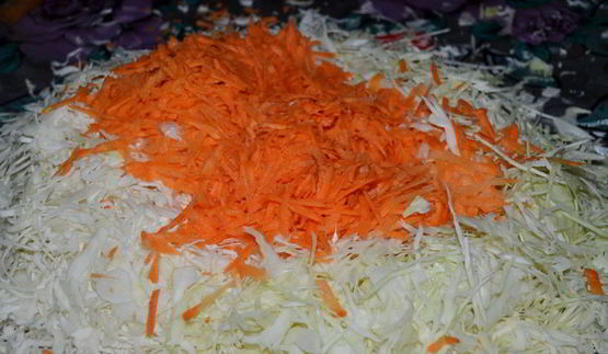 квашенная капуста с медом