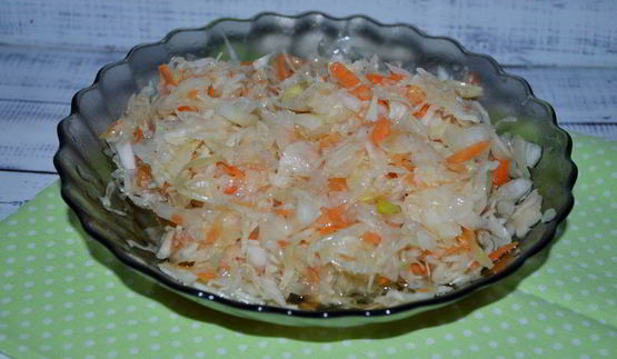 квашенная капуста с медом