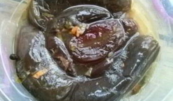 квашеные баклажаны с морковкой