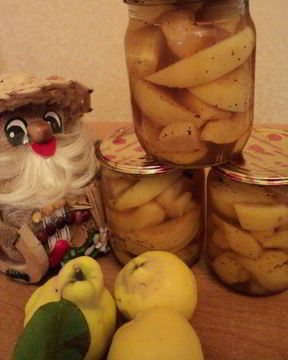 Айва маринованная