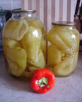 Болгарский перец маринованный
