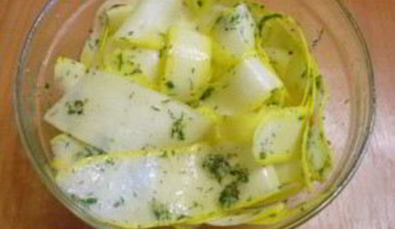 быстрые маринованные кабачки