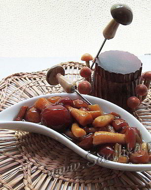 Быстрые маринованные опята