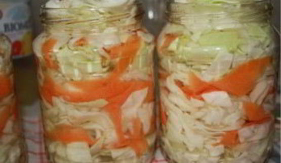 капуста, маринованная на зиму в банках