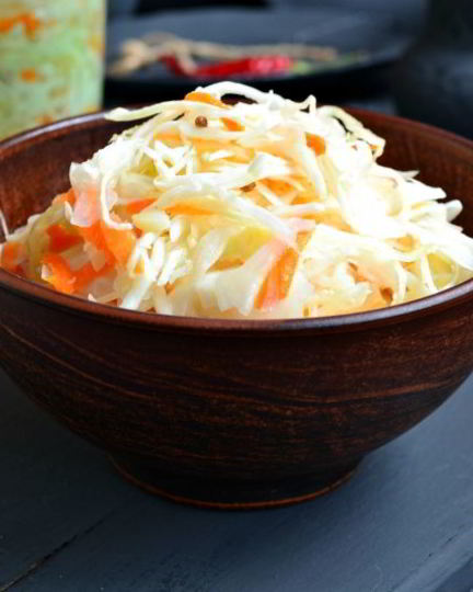 Рецепт капусты маринованной с лимонной кислотой и кориандром